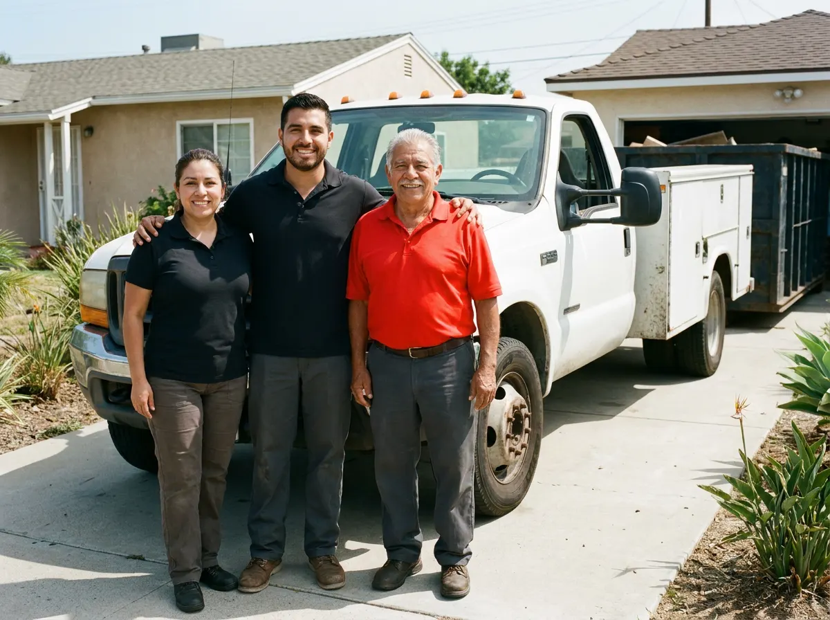 Overdrive Dumpster Rental dumpster rental team in Los Angeles, CA